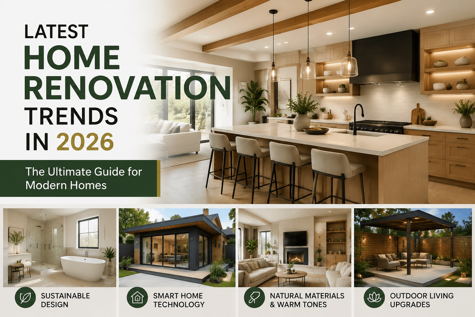 2026 Home Renovation Trends: Must‑Know Designs and Upgrades